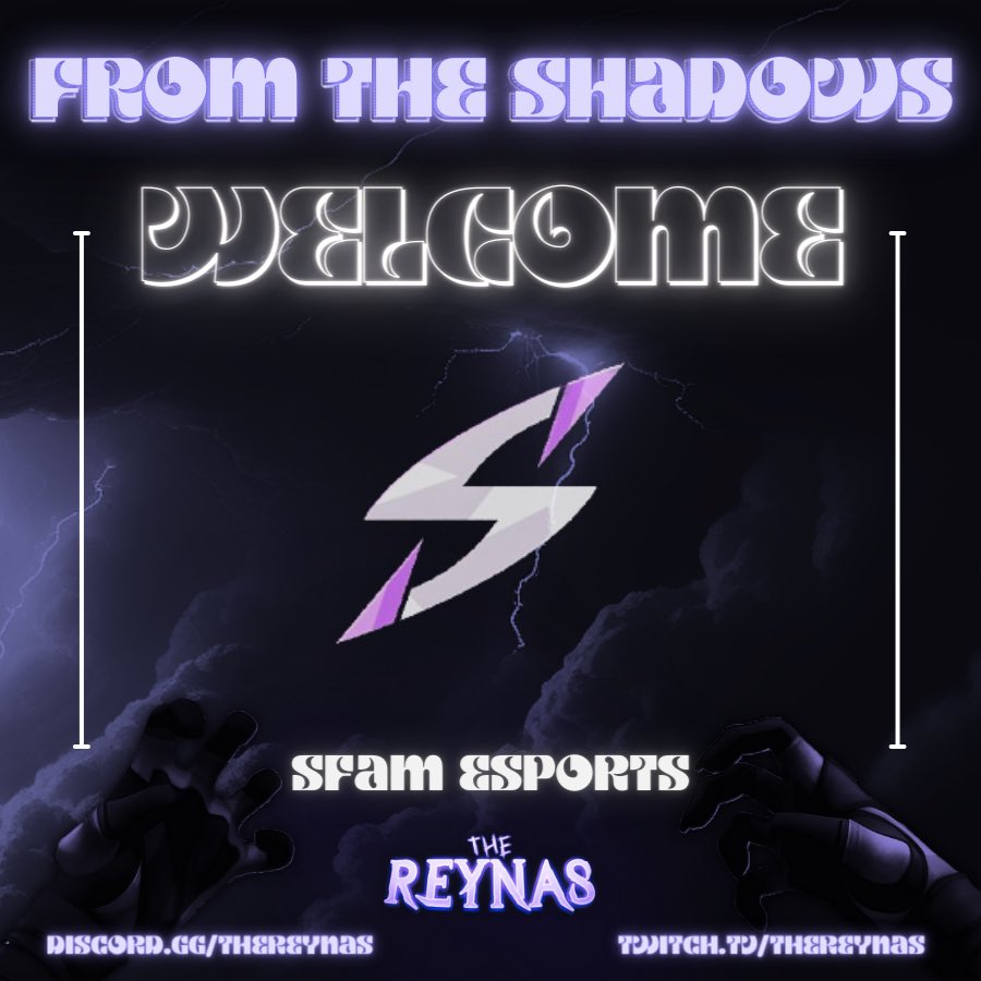The_Reynas's tweet photo. FROM THE SHADOWS

Our second set of confirmations for the day are…

@SfamEsport 
@PNG4esports 
#sclass 
#teamdesire 

Congratulations and we are looking forward to seeing you perform! 📢

Don’t forget, every day we will be posting more teams that have been approved so look out 📷

#thereynas #fromtheshadows