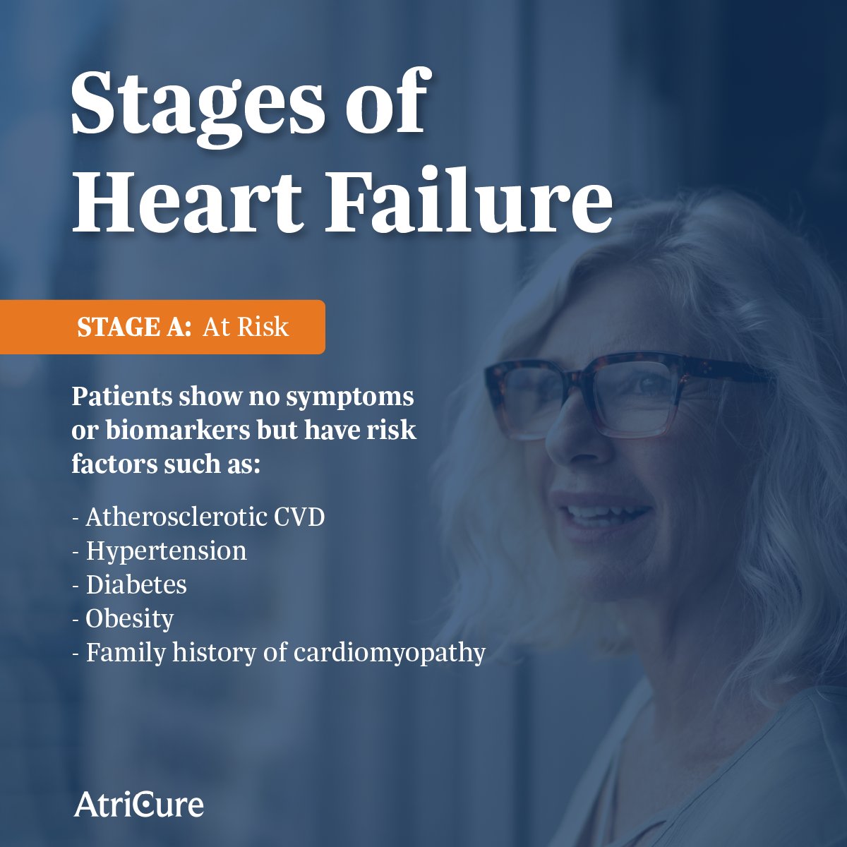 AtriCure's tweet photo. The onset of heart failure can sneak up on patients – including those with Afib. 
Afib can share many of the same risk factors as HF, making it difficult to detect, and Afib promotes HF development through multiple mechanisms. (1/2)
#HeartFailureAwarenessWeek https://t.co/JYmAFoDiGe