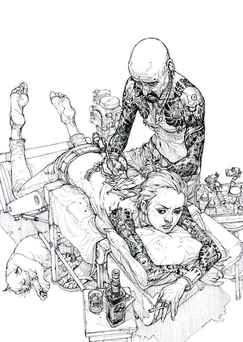 Tribute, the art of  Kim Jung Gi
Gallery and Details : https://t.co/lAK1AOFdm8 