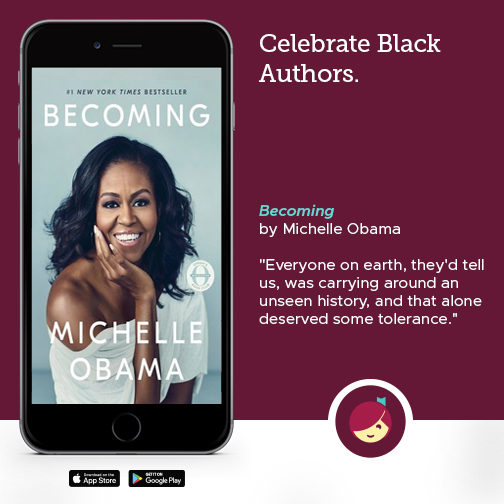 Celebrate Black Authors during Black History Month! Check out Becoming by Michelle Obama from the Libby app: share.libbyapp.com/title/3877338