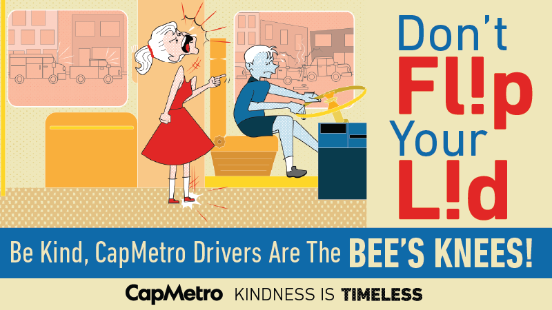 CapMetroATX's tweet photo. It's Random Acts of Kindness Day! Being kind to others never goes out of style. Here are a few ways we can practice kindness as we commute across Central Texas.

#KindnessIsTimeless: https://t.co/ChfzyjqrZs 

#MakeKindnessTheNorm #RandomActsofKindness @RAKFoundation https://t.co/BiX7iZyYpL