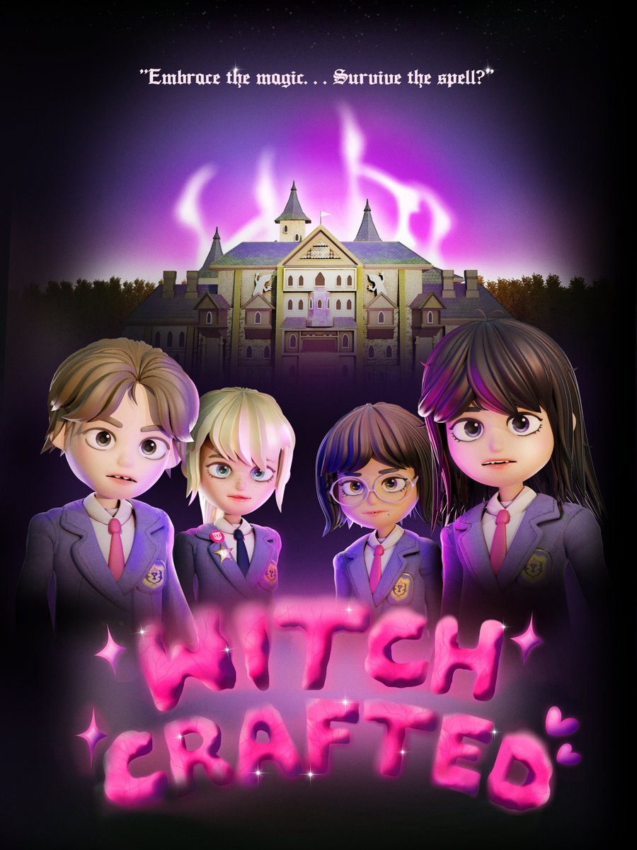 Tarnmonz's tweet photo. Evelyn, an enthusiastic young witch, eagerly enters a new magical college, brimming with anticipation of meeting new friends and touring the campus. However, what she envisions may not unfold exactly as she expects? "witchcrafted" animation set to release in 2024! https://t.co/Ovlg7QB8D5