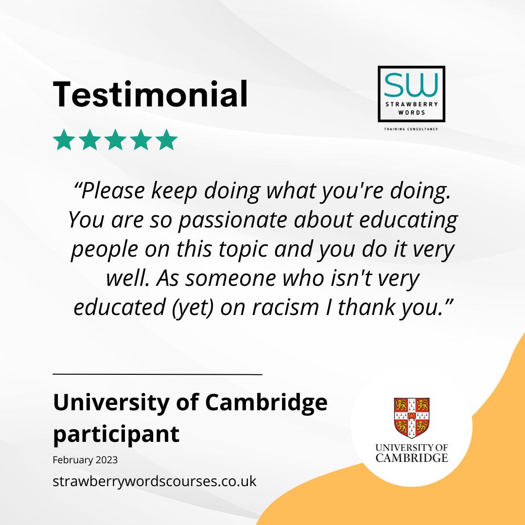 Grateful for the transformative power of compassionate conversations at Strawberry Words. Our clients share their journey towards understanding and unity. Join the dialogue today! 🌐 #CompassionateConversations #compassionatecultures #Testimonials strawberrywordscourses.co.uk