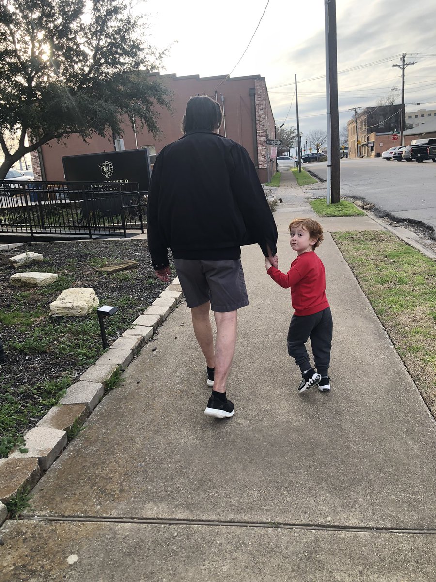 Out for a walk with Sammy The Bull