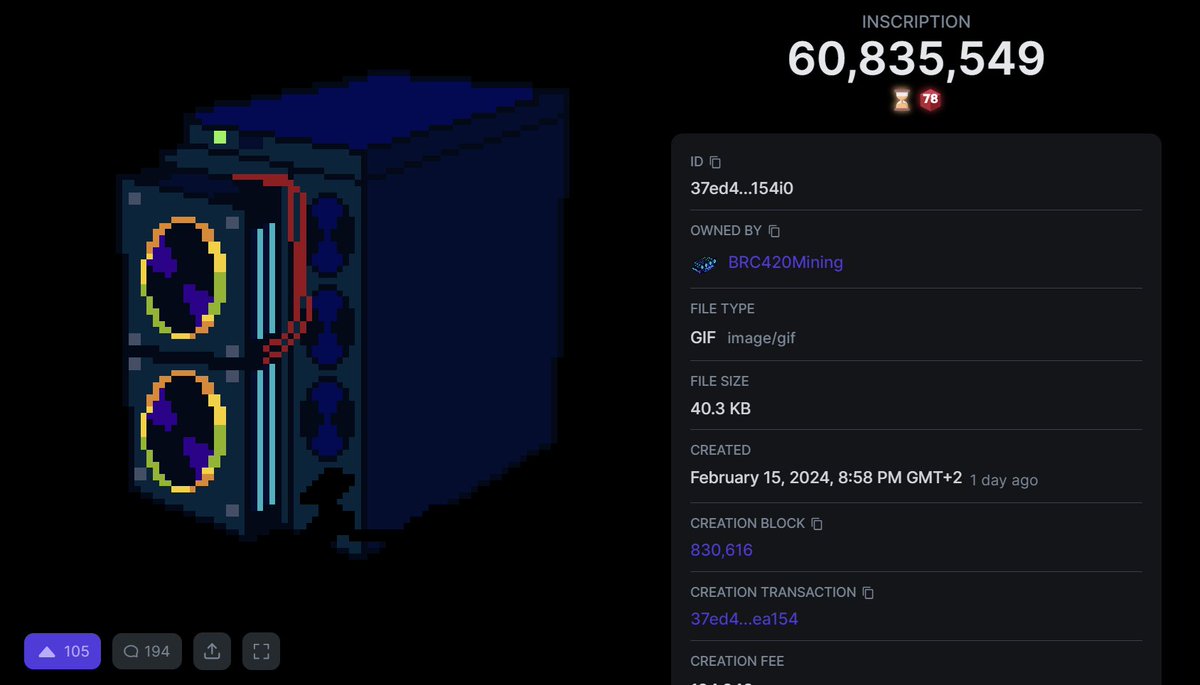 Zbitters BTC tweet media