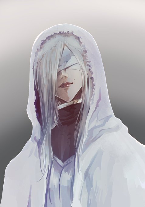 「cloak white hair」 illustration images(Latest)｜4pages