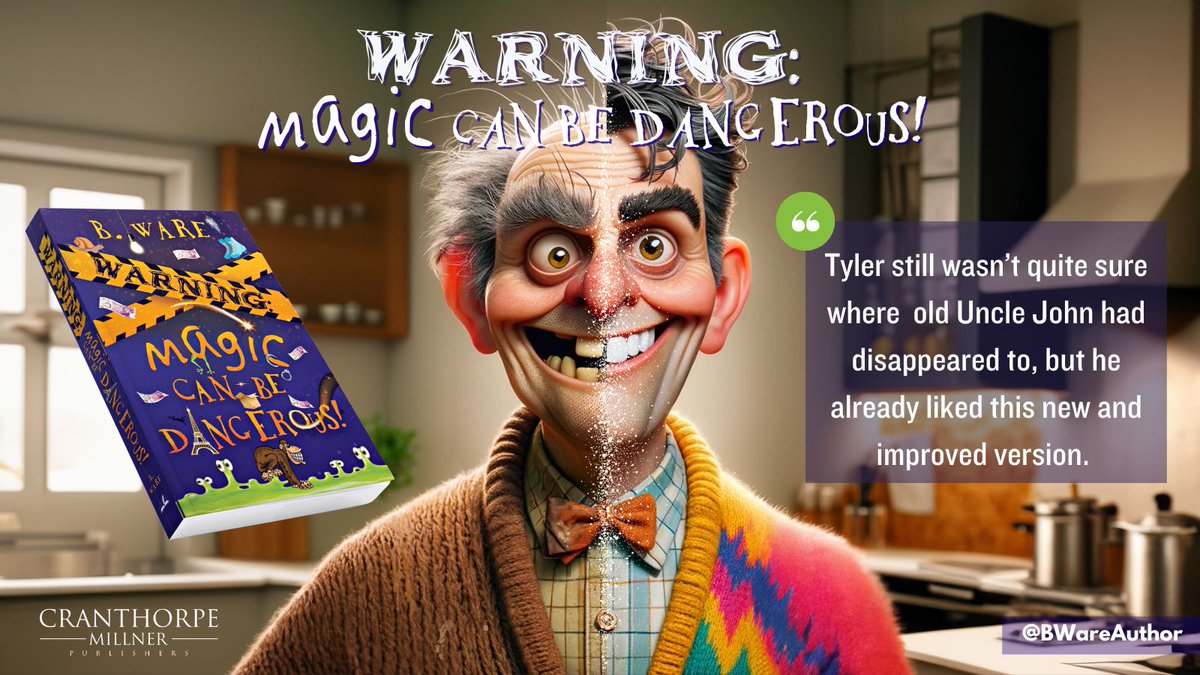 WARNING: Magic Can Be Dangerous! B. Ware

'Now, you’ll find this out soon enough, so I’m not spoiling things by telling you that Uncle John was incredibly odd...'

#WARNINGMagicCanBeDangerous
#WarningMCBD
#BWare
#ChildrensAuthor
#ChildrensLiterature
#ReadingIsFun
#KidsBookshelf