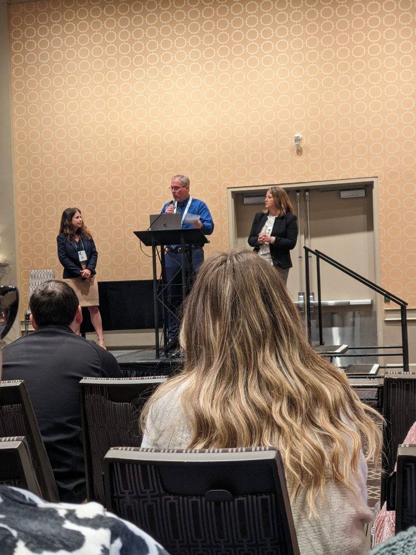 sourcewell_gov's tweet image. Thanks to all the #NASP2024 attendees who joined our session and stopped by the #SpringMath booth for a book signing with Drs. @amandavande1 and Paul Muyskens! There's still time to catch us at Booth 804.
#NASP