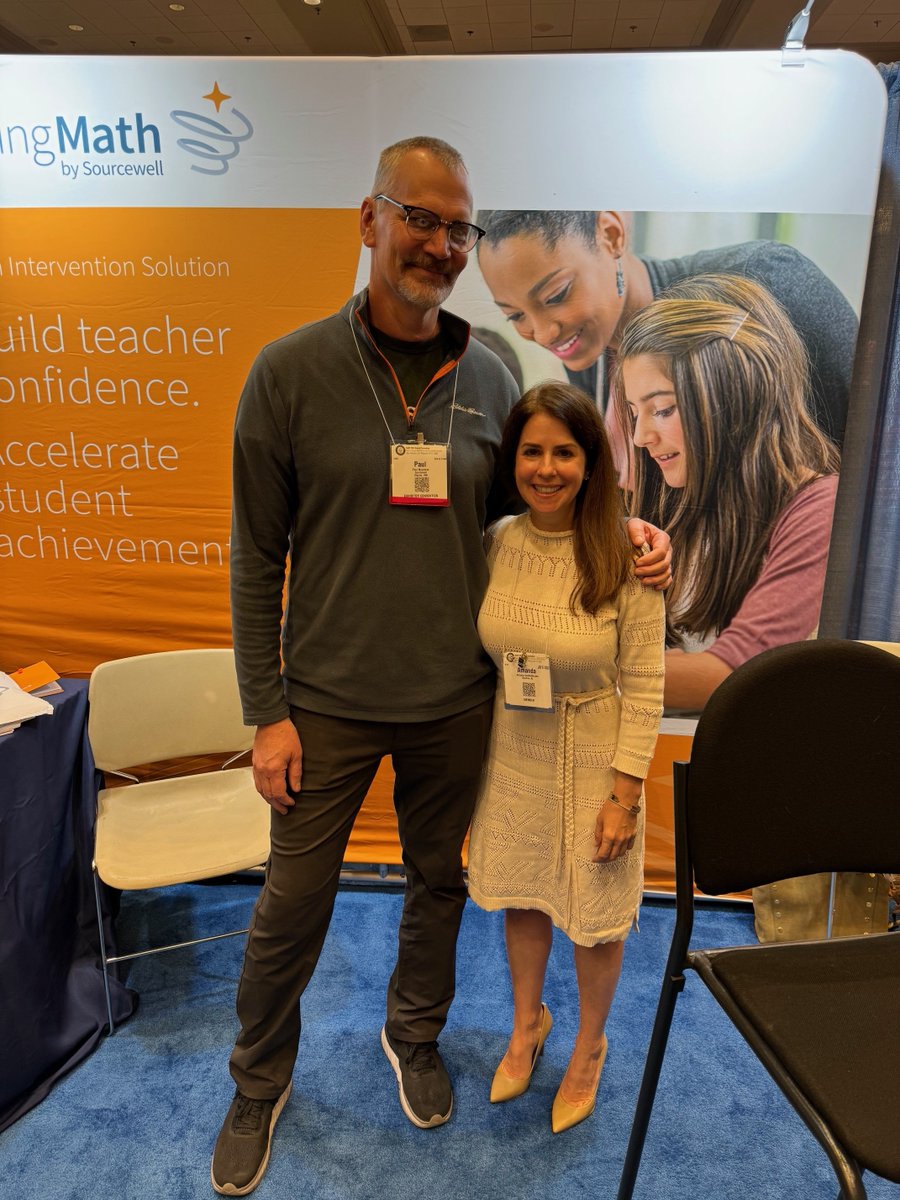 sourcewell_gov's tweet image. Thanks to all the #NASP2024 attendees who joined our session and stopped by the #SpringMath booth for a book signing with Drs. @amandavande1 and Paul Muyskens! There's still time to catch us at Booth 804.
#NASP