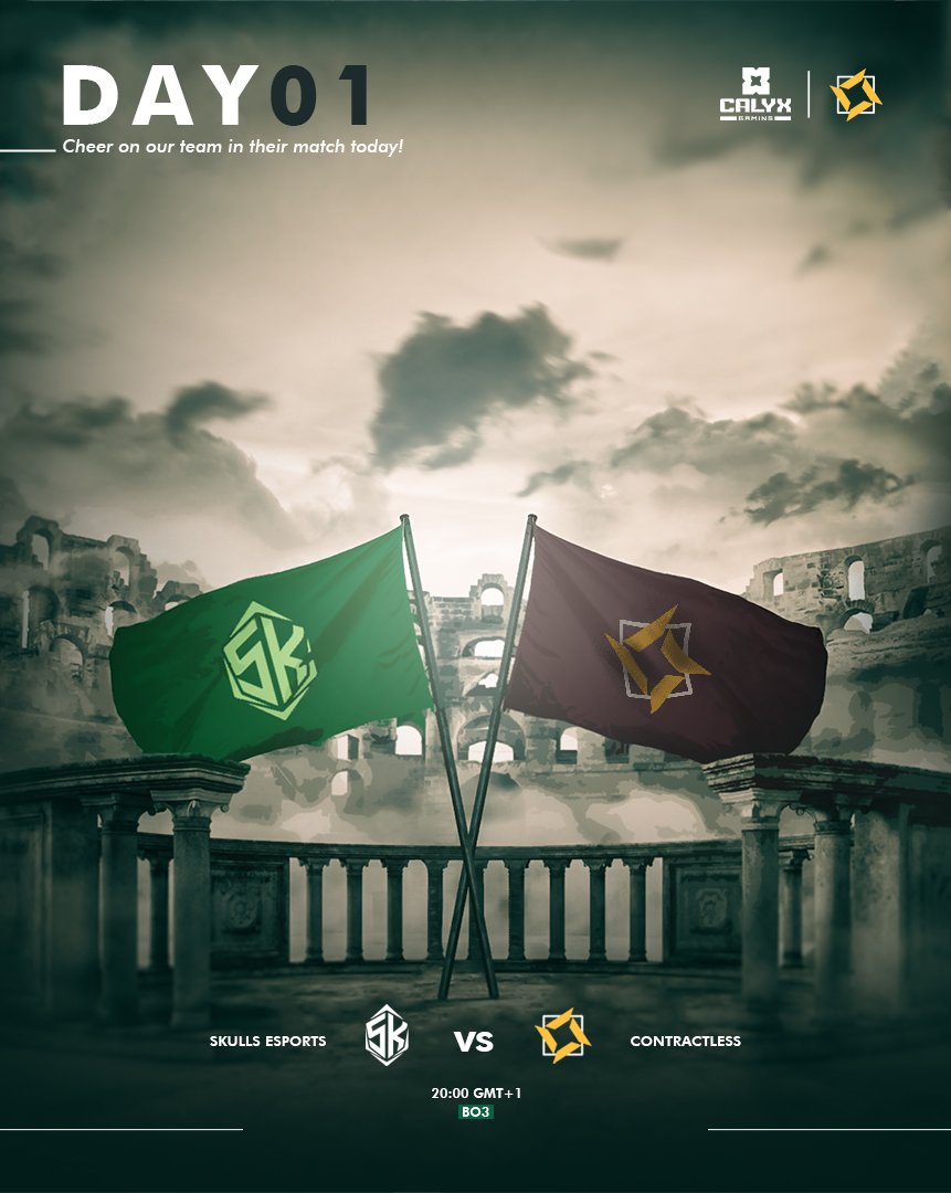 Skulls_Esports1's tweet photo. First game vs #Contractless tonight
#challengersEMEA https://t.co/LQ8QeLrLbv