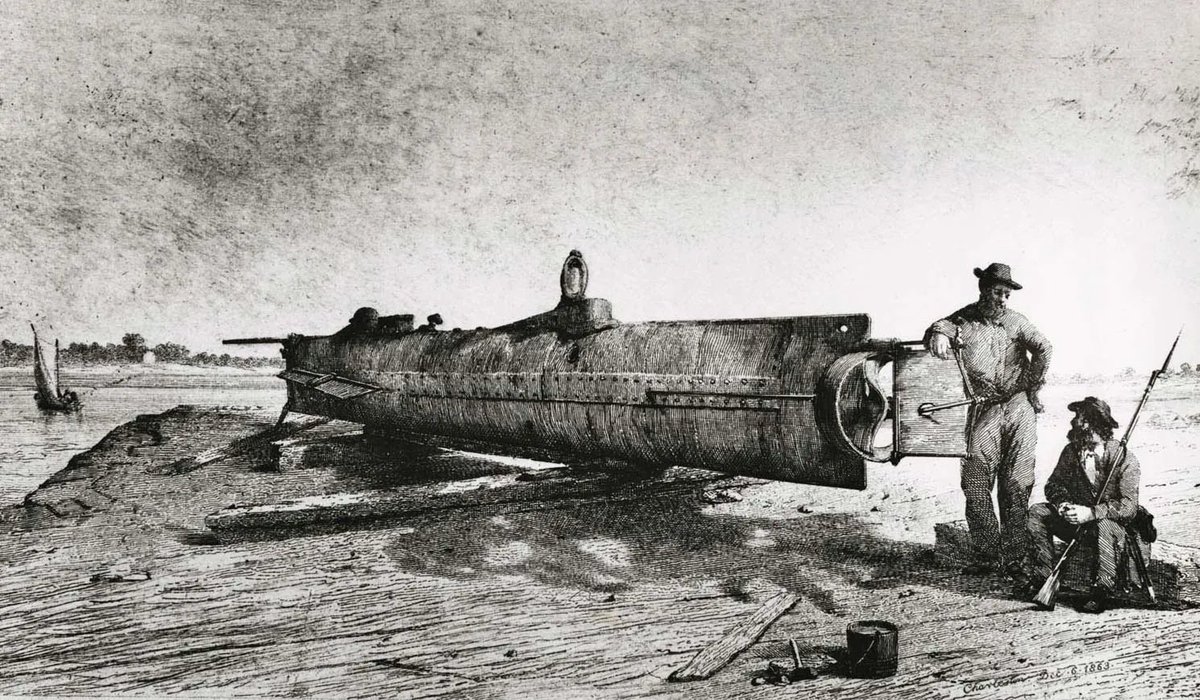 This day in history marks the first successful act of submarine warfare, wherein a vessel was sunk by the attacking party. On February 17th, 1864, the Confederate submarine H.L. Hunley attacked the USS Housatonic. Both vessels would sink in the aftermath. #diving #history