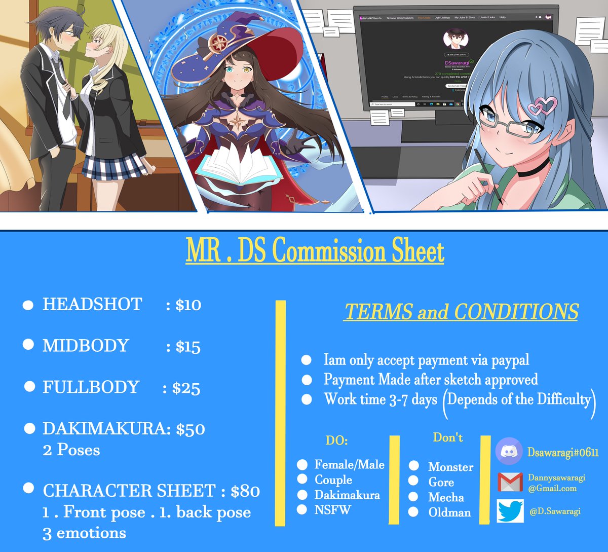 DSawaragi's tweet photo. (Retweets are really appreciated!) Open Commission don't hesitate to ask me anything on my DM Thank you #commissionsopen #commissions #illustration #digitalart #Artcommission #animecommission #opencommission #Anime #Vtuber #Hololive #VTuberUprising #VtuberModelPNG https://t.co/LM1tyS4y3g