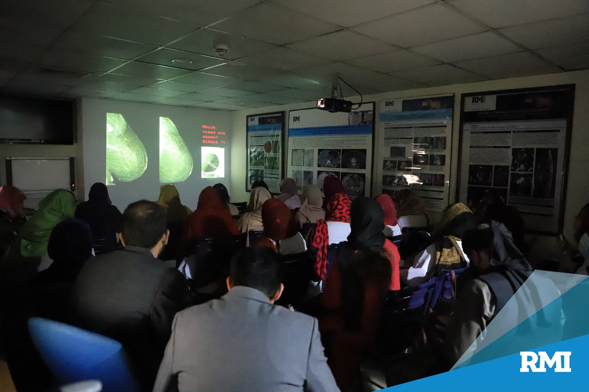 RMIOfficial's tweet image. RMI's Radiology dept. hosted an enlightening workshop, featuring Dr. Shaista Afzal of Agha Khan Hospital, Karachi, about diagnostic procedure of breast scanning through ultrasound. 

#RMI #ultrasoundscan #breastscan #us #radiology #Radiography #mriscan #xrayscan #memography