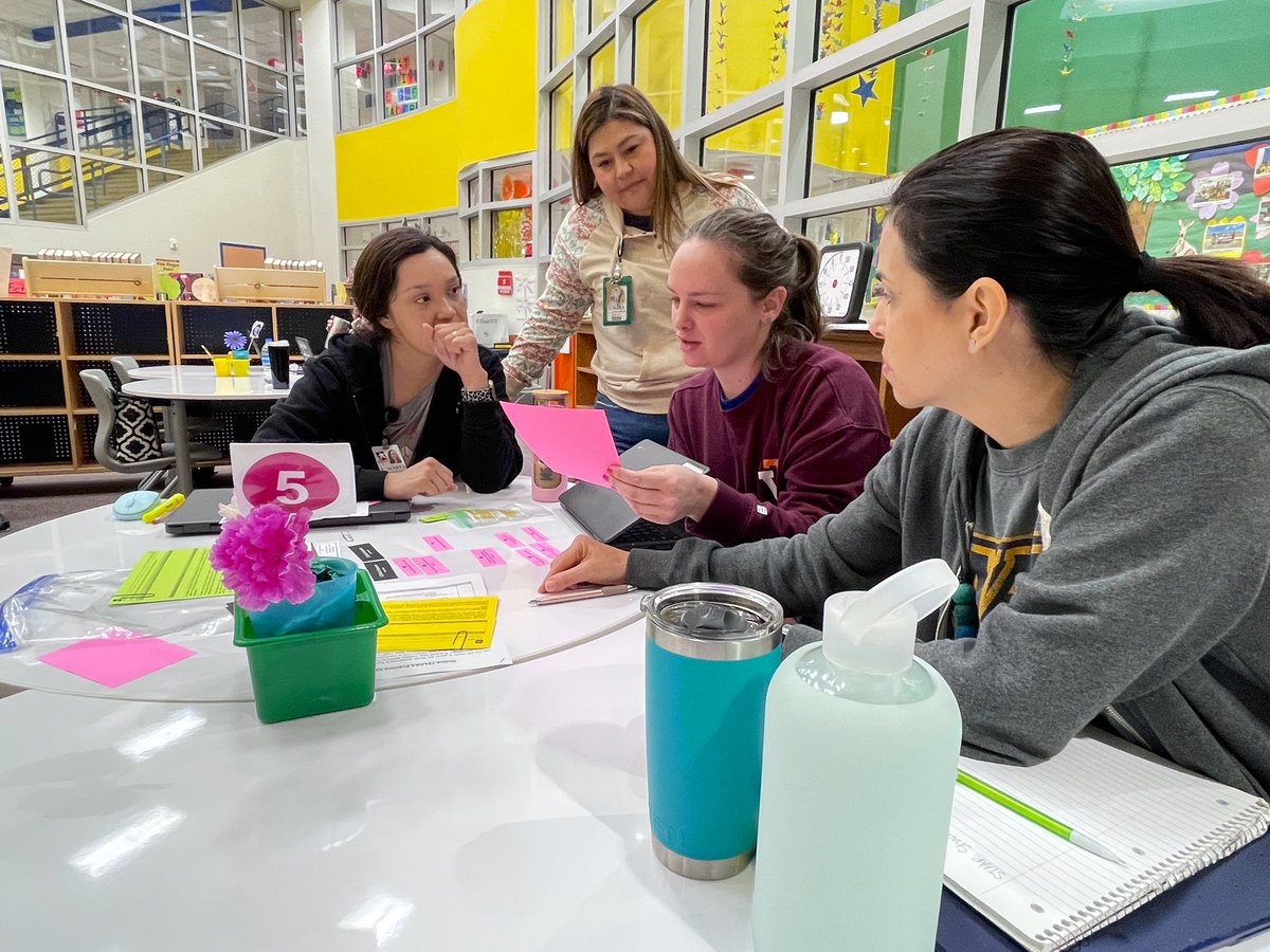 MrsMuro2018's tweet photo. So proud of these ladies for their Leadership! Thank you  to Mrs. Nava, Ms. Zavala, Ms. Herrera for providing PD to our teachers on grading ECRAs and planning “the now what”! You all were fantastic. #RoosRiseUp ❤️🦘 https://t.co/jG46EeQebr