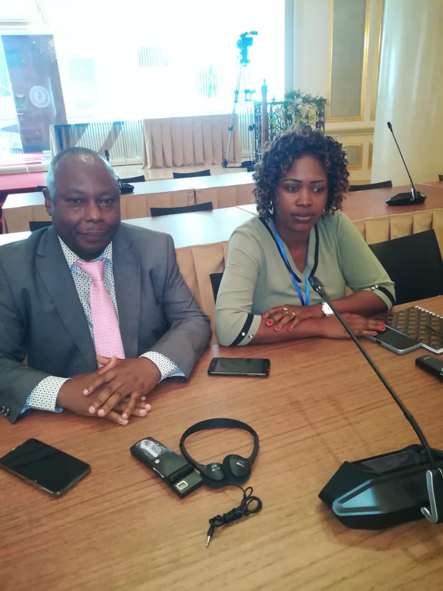 #Luanda #Angola The 64th session of the #OEACP Parliamentary Assembly began this morning. Vice-President @Burundi_senat, honorable Denise #Ndadaye and her delegation accompanied by second advisor , Japhet Ntungwanayo participated in this session.
