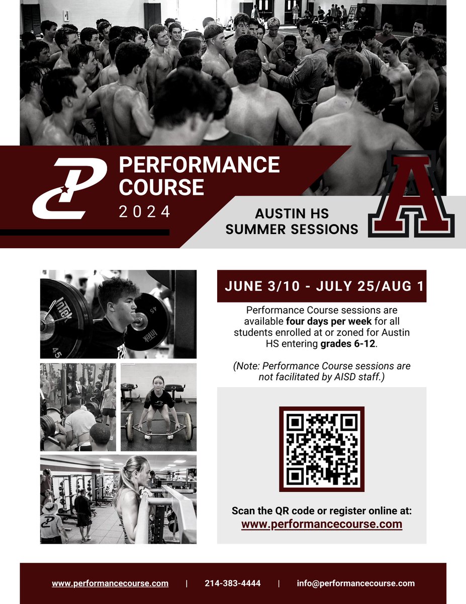 PC is in charge of fine tuning our student athletes again this summer. @Austin_Football @AustinMaroonFB Our scrimmage against San Antonio Madison will be here before you know it. #Work2Win4Ever