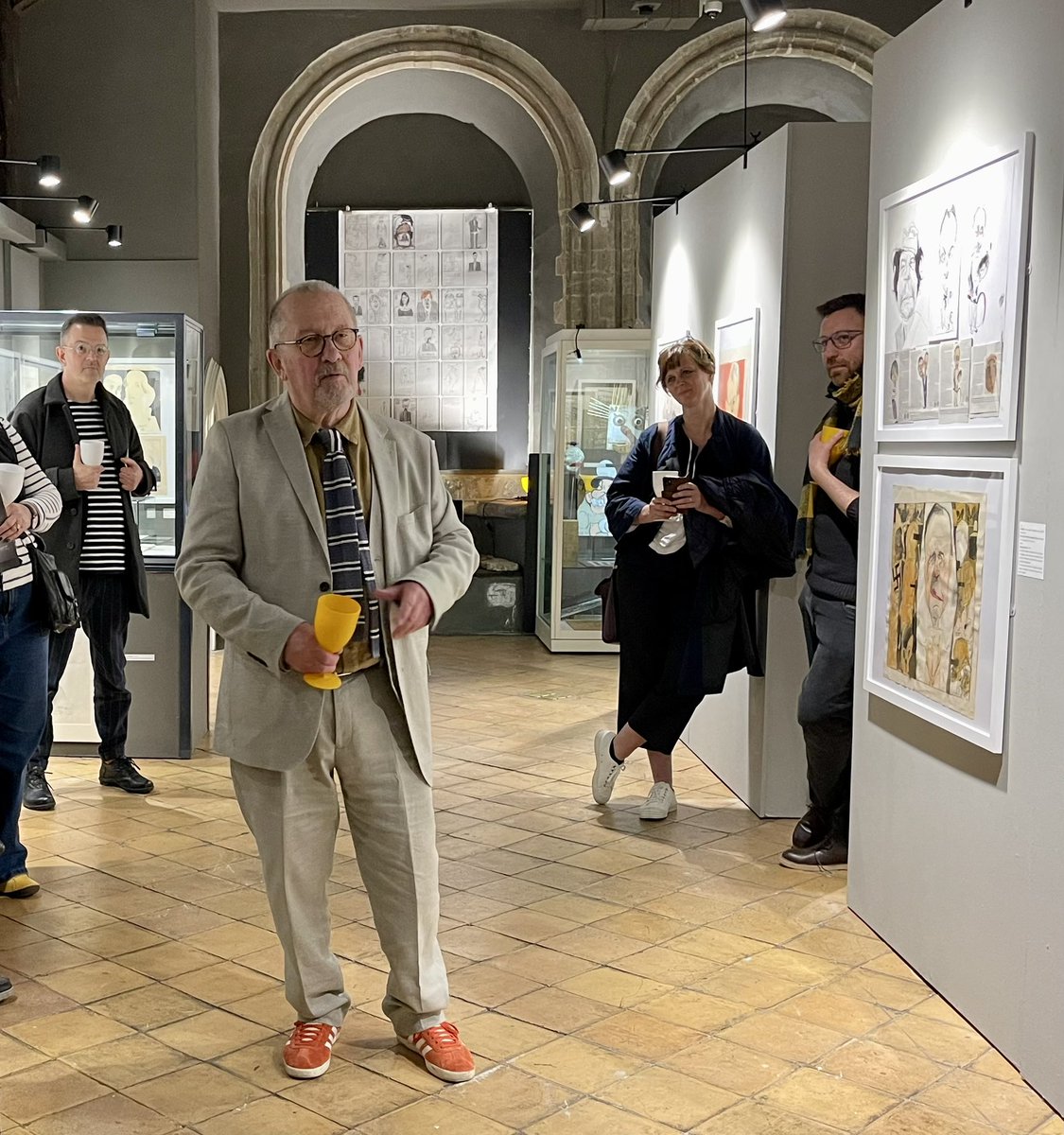 MrBov's tweet photo. Anyone that loves art, especially illustration, is in for a special treat at Moyse's Hall Museum in Bury St Edmunds... Forget all the London shows... The new David Hughes exhibition is very special... Go see ASAP... https://t.co/HRdoOnMShz