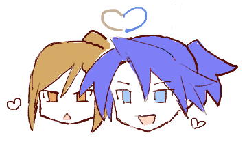 みのそさん宅の絵茶に少しお邪魔しました! ありがとうございました!
一枚目:よその子
二枚目:うちの(女装) 