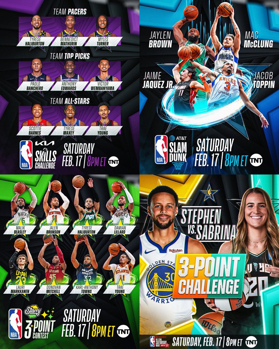 NBACHAMPION17's tweet photo. اليوم لدينا 4 تحديات في اليوم الثاني لأسبوع كل النجوم 🔥⭐
تحدي المهارات ⭐
تحدي الثلاثيات ⭐
تحدي الثلاثيات الخاص بين ستيف كري ضد سابرينا أيونيسكو 🎯⭐
تحدي اسلام دانك ⭐🔨
الفعاليات راح تبدي الساعه 4 جميع الفعاليات منقوله على بين سبورت مشاهده ممتعه♥️🔥
#All_Star https://t.co/91CBqfQrPz