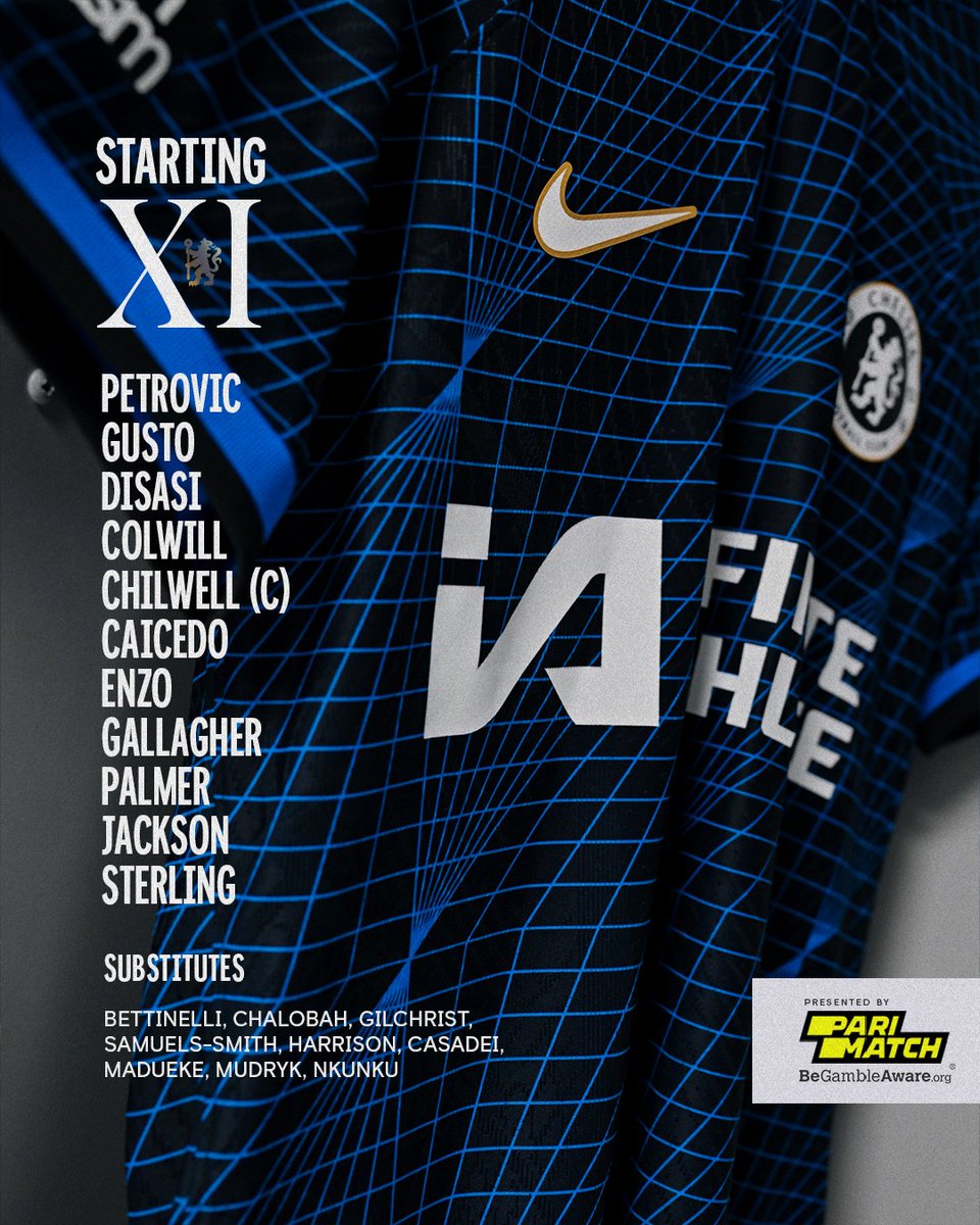 ChelseaFC's tweet image. Good to go! ✔️📋

@ParimatchUK | #CFC | #MciChe