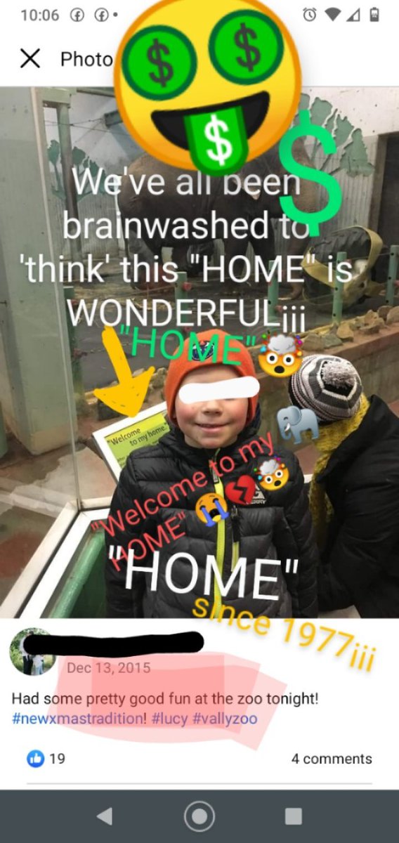 JulieKi53713414's tweet image. Saturday February 17/24

🐘🇨🇦🌡️🥶

Family Day long weekend in Alberta Canada.

As an educator I totally support EVERYTHING NOT-harmful to LIVING BEINGS... that means I FULLY support EVERYTHING @TWoSEdm 🧪🔭⚛️🔬

Edmonton Valley Zoo = a TORTURE compound, PROFITING off PAIN🤑⛓️😭💔