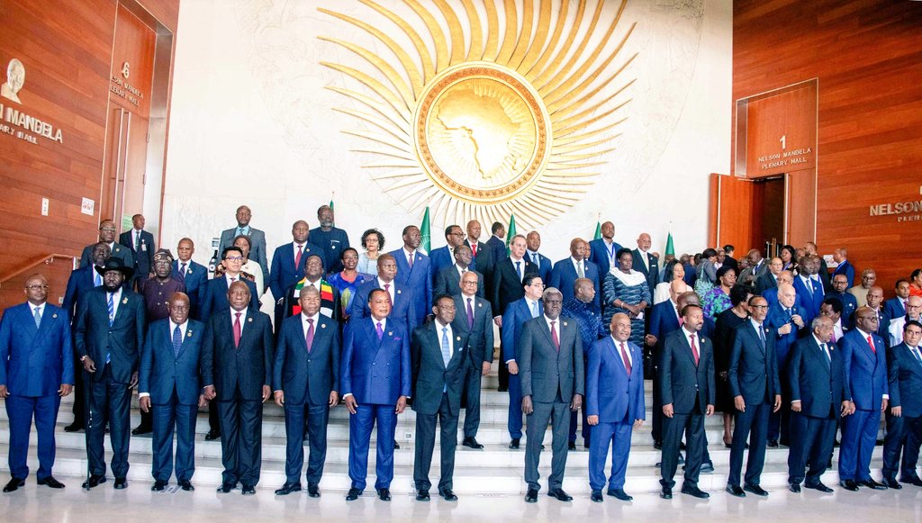 mbelesipho's tweet photo. His Excellency President @CyrilRamaphosa  leads South Africa's participation at the official opening ceremony of the 37th Session of the @_AfricanUnion    Assembly in Addis Ababa, Ethiopia. 

President Ramaphosa is accompanied by a delegation of Ministers comprising  @DIRCO_ZA , @the_dtic, Planning Monitoring and Evaluation ,@DBE_SA, Public Service Administration,  and Fisheries, Forestry and the Environment. 

The highlight of the 37th Ordinary Session will be the  launch of the Second Ten-Year Implementation Plan of the AU’s Agenda 2063: “The Africa we want”.  Agenda 2063 serves as a fifty-year blueprint for Africa’s socio-economic development and integration, adopted by the AU member states after extensive consultations across the Continent.
