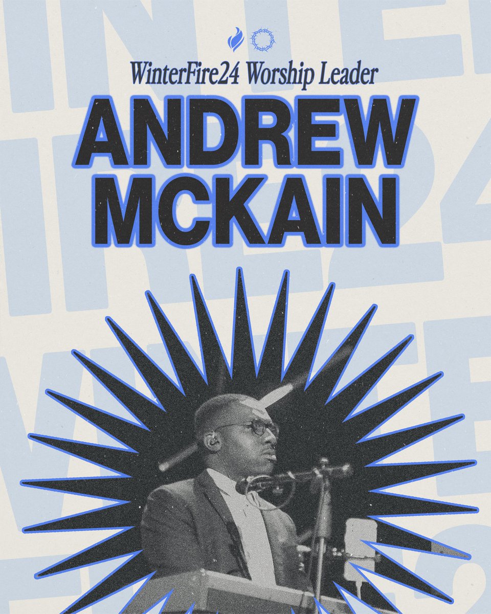 WinterfireConf's tweet image. We are so excited to have Bro Andrew McKain leading worship for #WinterFire24 🔥🔥🔥
What song are you most excited to hear? 🙌