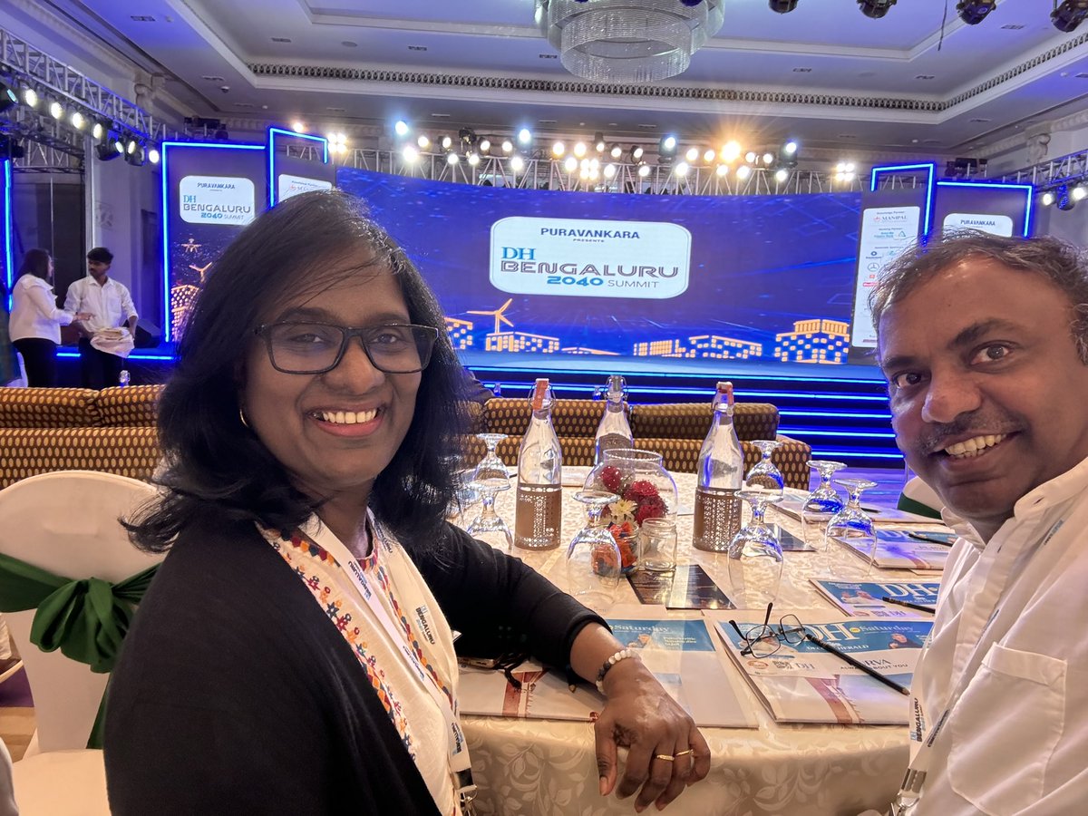 At Deccan Herald Bengaluru 2040 Summit 
👍🏼👍🏼👍🏼👍🏼👍🏼 

#DHBengaluru2040