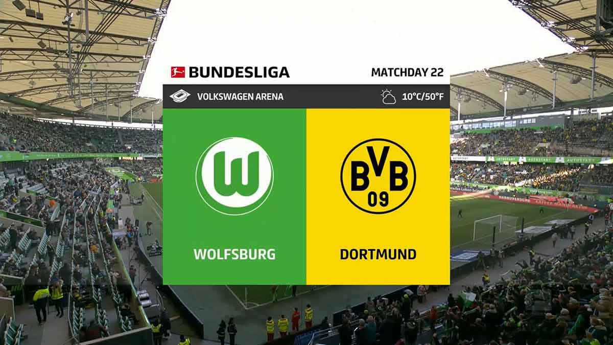 Full Match: Wolfsburg vs Dortmund