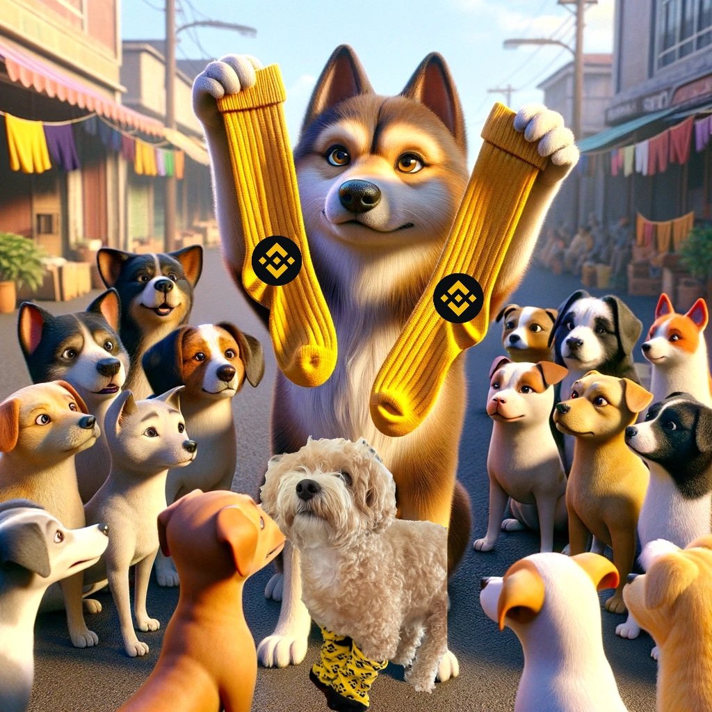 ashbronzee's tweet photo. 🐾✊ Canine Protest Update: Dogs everywhere are taking a stand! 🐶💬 'Go and ask your hooman for your socks!' they bark. No more cold paws, it's time for hoomans to share the cozy! 🧦🚫 #PawsForSocks #DogProtest #ShareTheCozy #dogwifsocks
@binance @blknoiz06 @1goonrich @dogwifsockss
Ca: 3L8gL3sJ79LGQokWN8qPGwMNLYFBgSwkujb3bMZTPrLV
