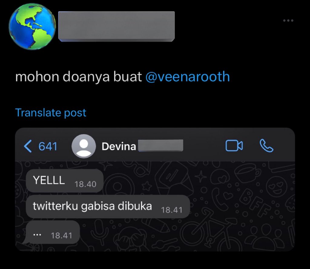 wambohuhu's tweet photo. Ok dilurusin. Devina udh hubungin gue klo akunnya itu deactive buat redam serangan. Gue keliru krn liat twt temen (liat gambar) tanpa confirm lagi ke devina. Khusus soal akun, gue minta maaf, (cont) https://t.co/qDeCybxpUF