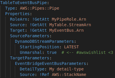lajacobsson's tweet photo. #awswishlist for #eventbridge pipes.

Nobody likes to work with DynamoDB JSON https://t.co/1CHoI6lRVE