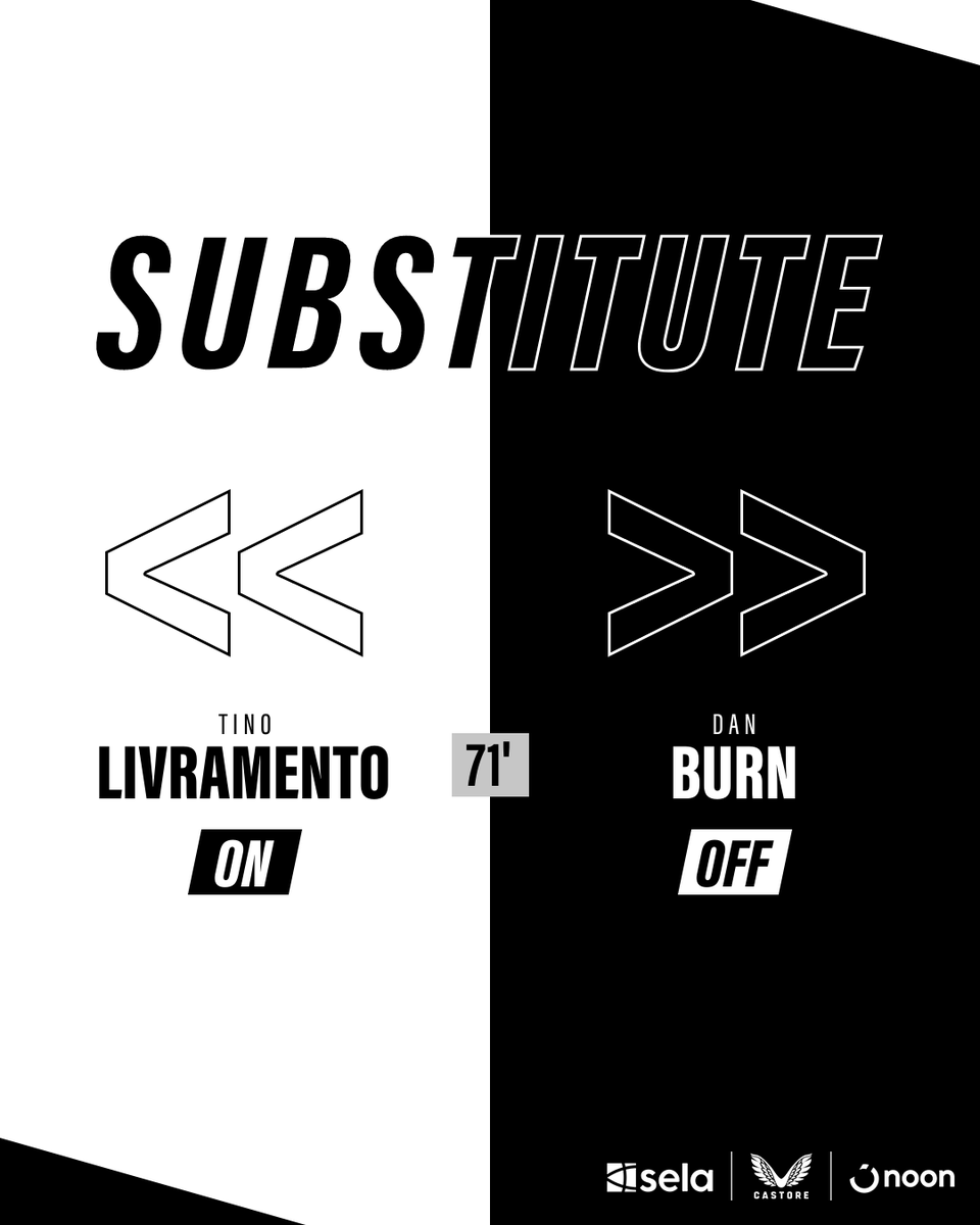 NUFC's tweet photo. 71' We make another change.

[1-2]

#NEWBOU // #NUFC https://t.co/DV3yNiYXNA