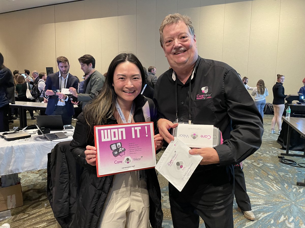 Congrats to our Technopalooza door prize winner Hannah Yen, a PT Student from Cupertino, CA! 

Come visit CareWear for one last exhibit day at <a href="/APTAcsm/">#APTACSM</a> in Boston. 
 
#technopalooza #APTACSM