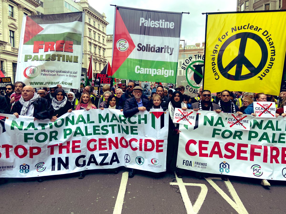 Stop the genocide in Gaza.