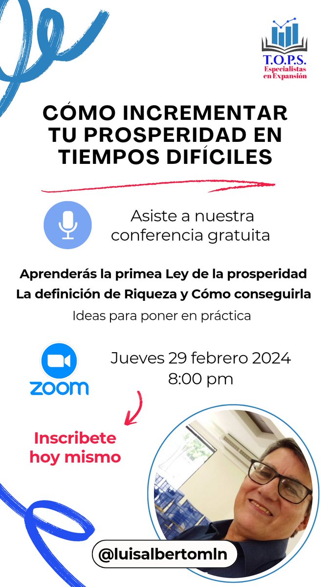 luisalbertomln's tweet photo. Inscríbete hoy mismo:

Inscríbete hoy mismo, usa el siguiente enlace:

https://t.co/PpnI5U8avn https://t.co/SGS7frWhD1