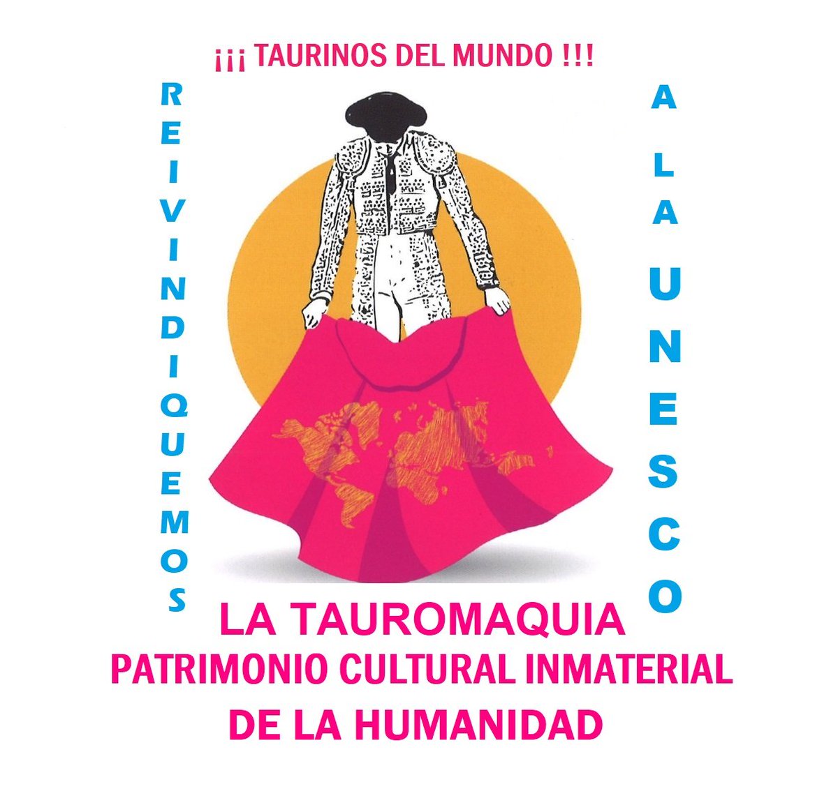 La TAUROMAQUIA es un legado cultural.
Hay que protegerla ante la UNESCO.