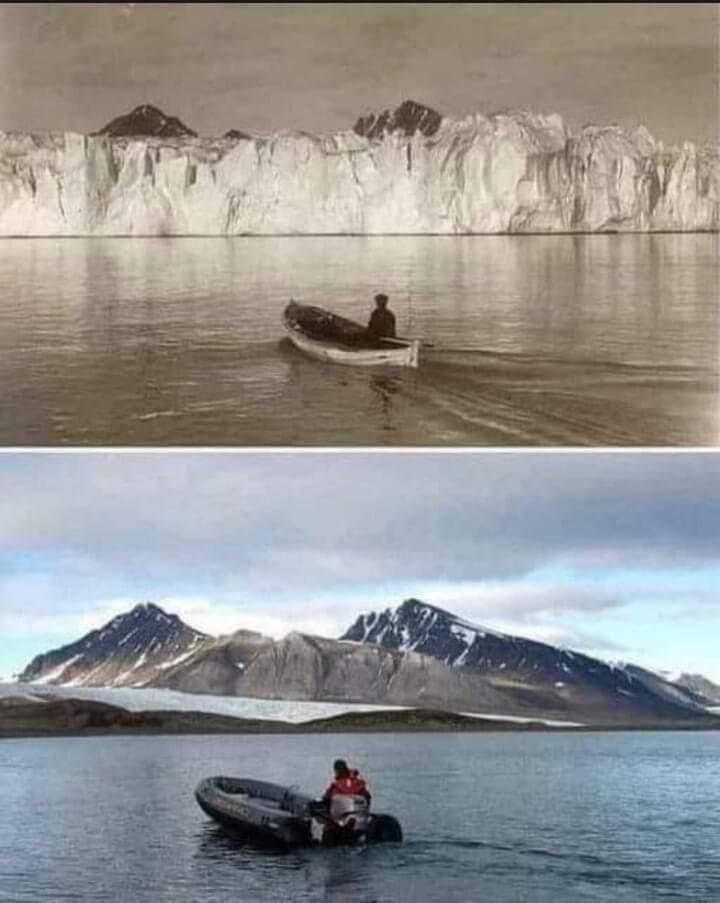 Arctic Sea - taken in the same place after 105 years

👀 LOOK 👀 FFS

I CANT MAKE A DIFFERENCE 
SAID 8 BILLION PEOPLE!!!
We can and we must!

#globalwarming #artic #globalwarm