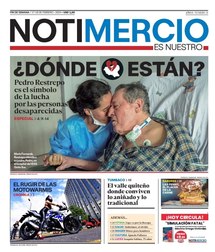 Ya está en circulación nuestra edición de este fin de semana. Sabían que, cada día, en #Ecuador desaparecen 6 personas... Lean nuestro especial de #Desaparecidos #Notimercio #Noticias #dóndeEstán