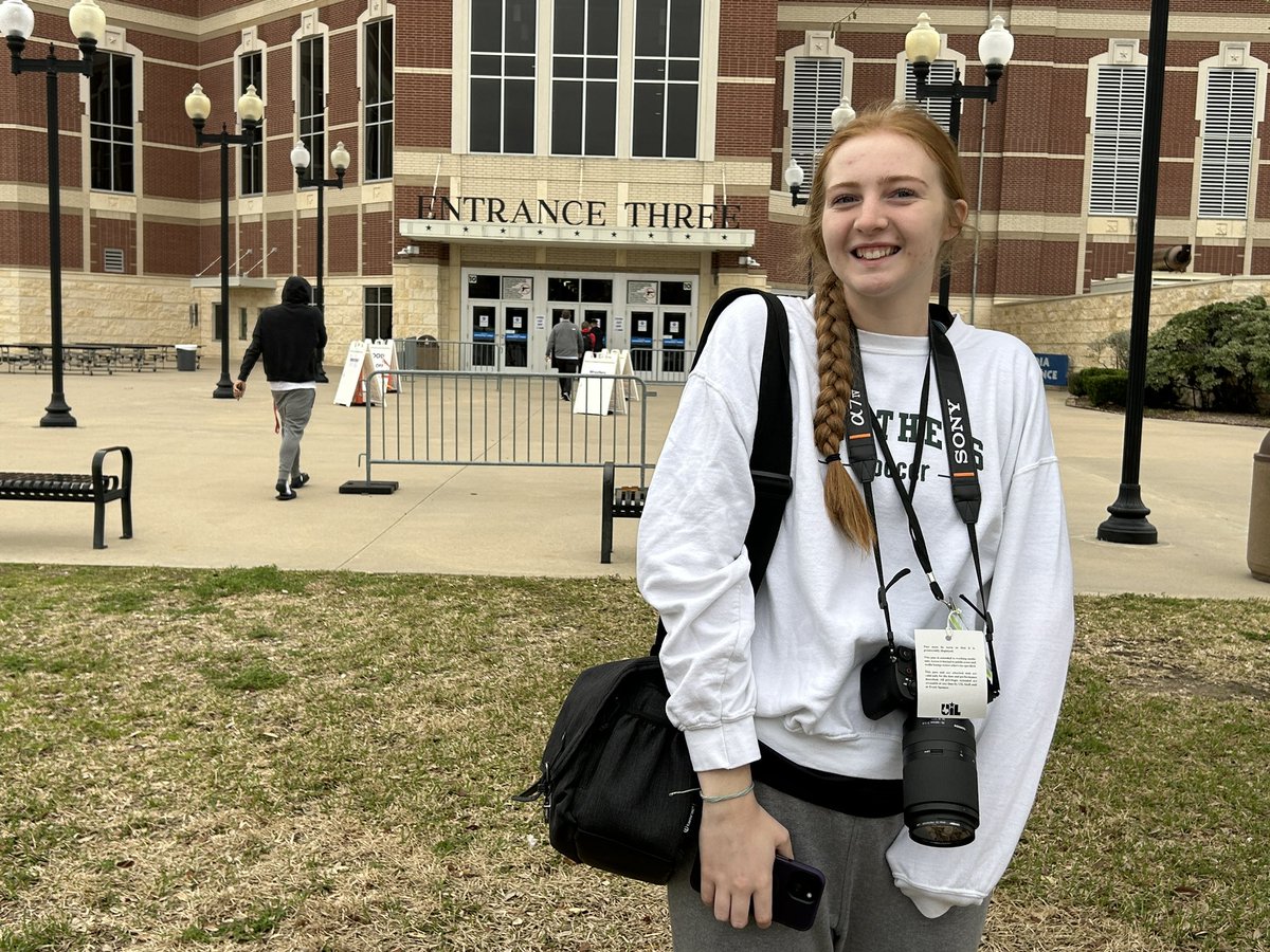 Yearbook editor <a href="/arleighDoehring/">arleigh doehring</a> earned a shutout in goal for the <a href="/kparkgirlsoc/">KPark Girls Soccer</a> team last night. At 6:30 am, she was headed to the Berry Center to photograph <a href="/kp_wrestling/">KP Wrestling</a> at State. Four years ago, she shot the <a href="/KPHS_Men_Soccer/">Kingwood Park Mens Soccer</a> team in the state title match at Georgetown.