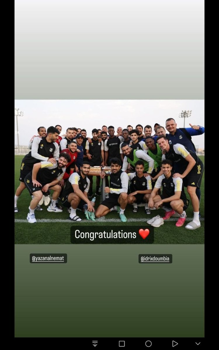 naimat_2007's tweet photo. من إستقبال فريق الأهلي القطري للاعب #يزن_النعيمات اليوم 💚
#قطر https://t.co/JK6K3jPEfL