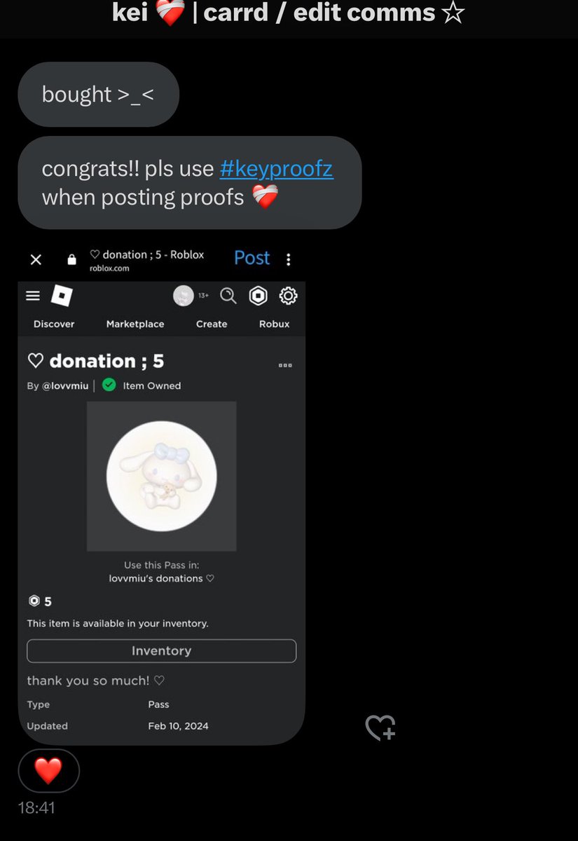 won a ftl from <a href="/ymmyomm/">kei ❤️‍🩹 | CLOSED</a> &amp; got my prize, tysm!! 🫶 #keyproofz