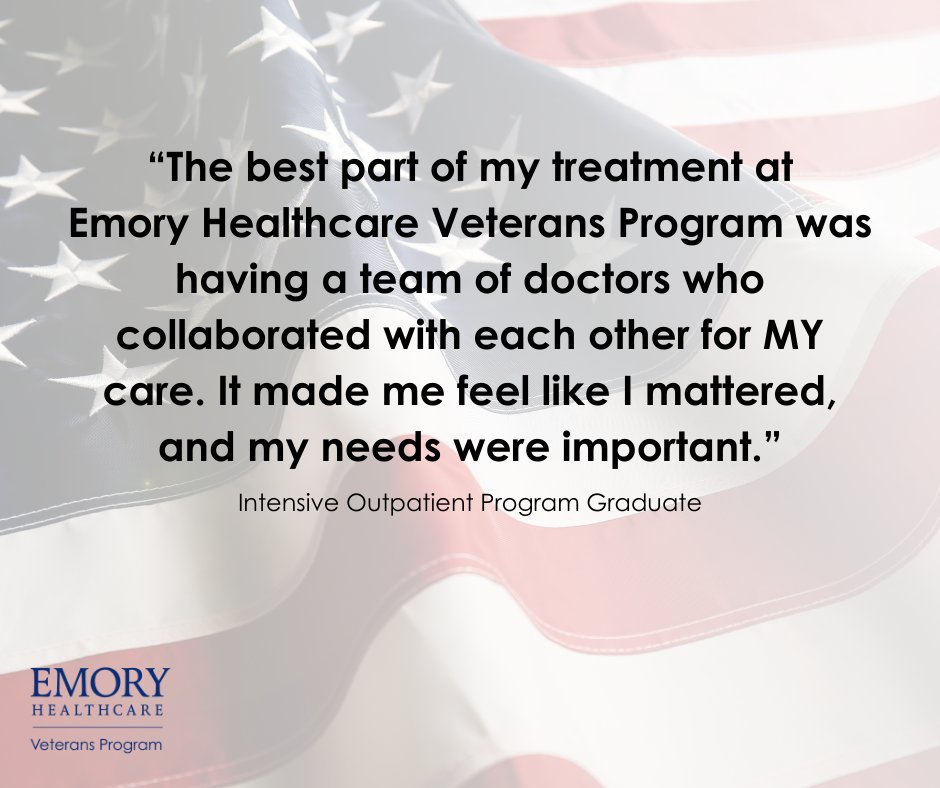 If you or a loved one are a post-9/11 veteran or service member affected by invisible wounds, call 888-514-5345 or visit our website to learn how we can help: brnw.ch/21wH4wf #EmoryVeterans #HealingInvisibleWounds
