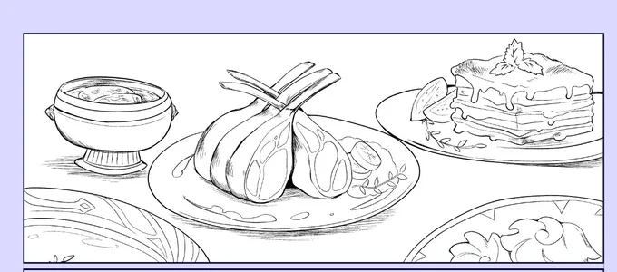進捗。進んでないけど描いてえらいねってセルフ褒め褒めして寝る 