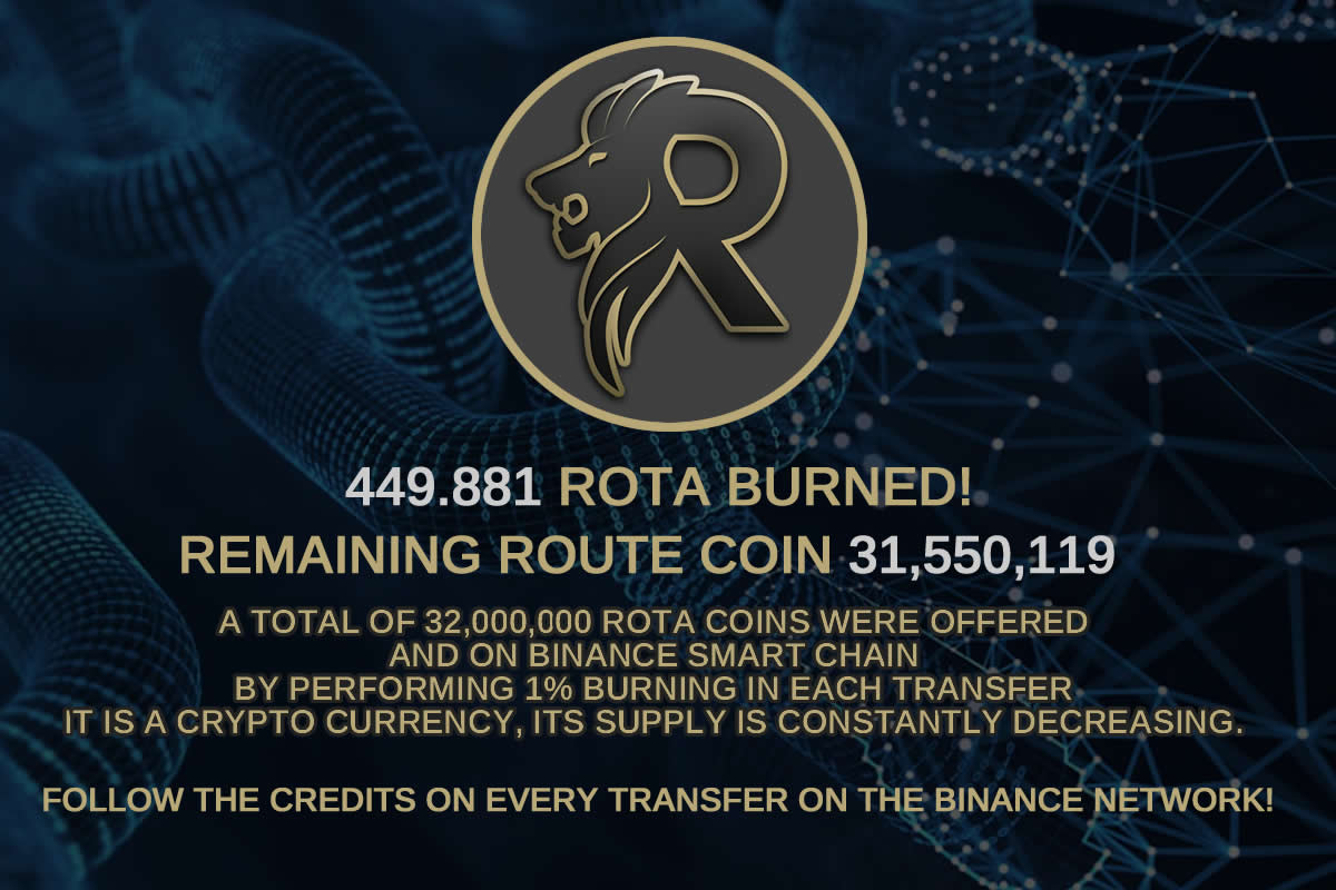 TokenRota's tweet photo. #ROTA COIN #Tokenomics Every Transactions #burning 1% ROTA #Coin 2% #Holder #distribution 32.000.000 #Total #supply This #Monday Buy #LATOKEN #Exchange #Binance📷📷 #Coinbase #Airdrop #tokens #Toobit #DeepCoin #Traders #investment
SmartChain Contract : https://t.co/dc9RbY54ea https://t.co/SXRc5IivJj