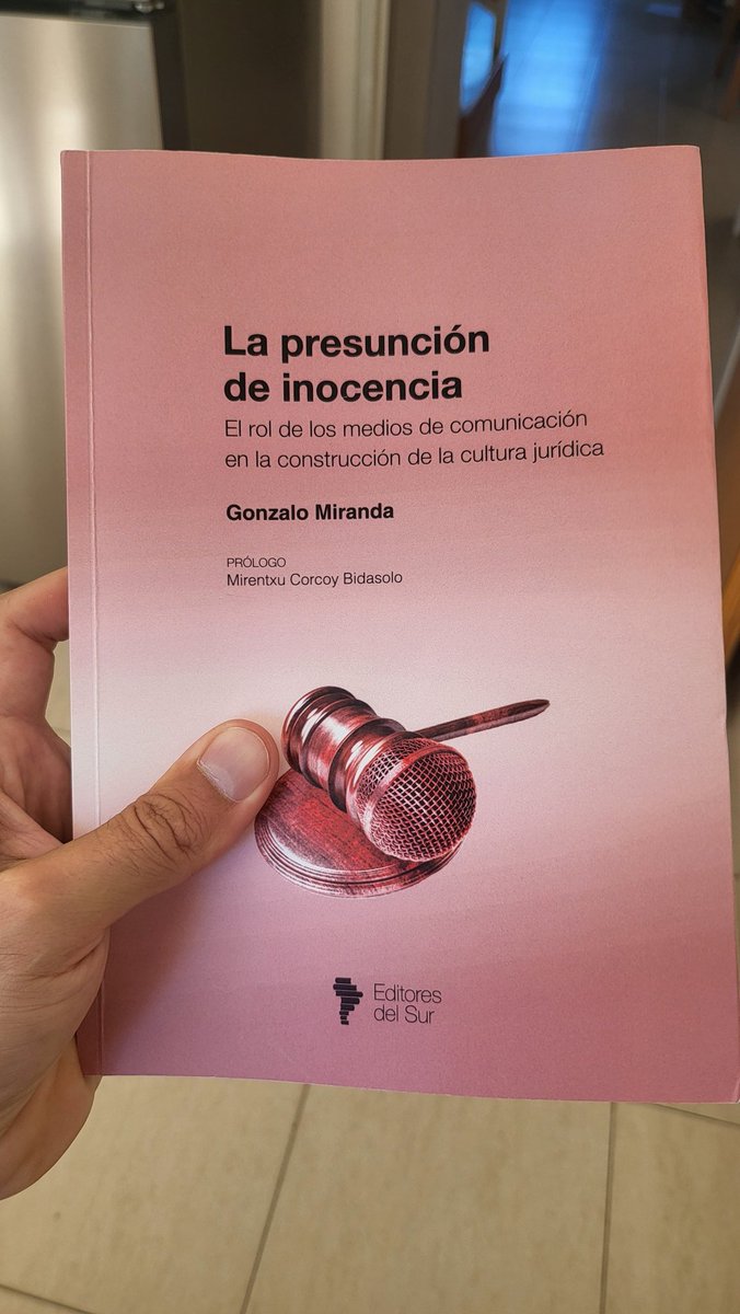 Nueva lectura #derecho #comunicaciónjudicial @JGonzaloMiranda