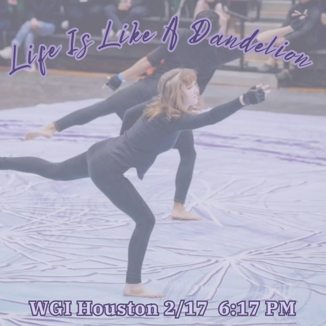 “Close your eyes…think of me…and make your life, Spectacular.”✨

Come Watch Us Perform Our Program “Life Is Like A Dandelion” @ Magnolia West HS

Performance Time: 6:17 PM 

We Hope To See You There!!

📸: Duran Photography