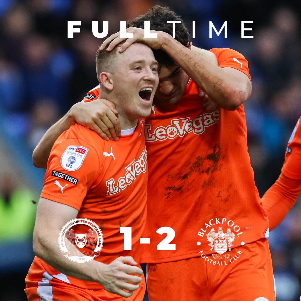 BlackpoolFC's tweet photo. Get in there!

🍊#UTMP https://t.co/2mwRYtJ80k