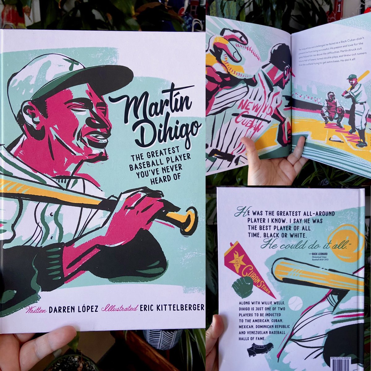 Y’all! If you’re looking for a great #baseball book to read or as a gift, get this one ⬇️! Beautifully illustrated by my dear friend @emkittel and written by Darren Lopez. #MartinDihigo, the greatest baseball player you’ve never heard of. ❤️#BookRecommendations