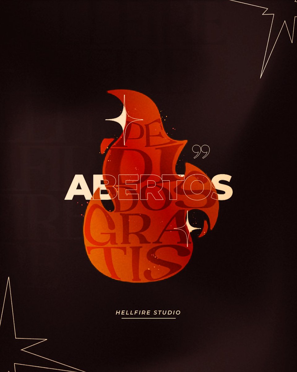 studio_hellfire's tweet image. PEDIDOS GRÁTIS ABERTOS!

- Dar RT e Fav neste banner.
- Seguir o projeto.
- Preencher o formulário e concordar com os termos.

Link: linktr.ee/studiohellfire